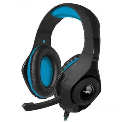Gaming Headset SVEN AP-G887MV, 40mm drivers, 20-20kHz, 32 Ohm, 103dB, 287g, In-Line Controls, 2x3.5mm, Black/Blue
