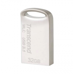 32GB USB3.1 Flash Drive Transcend "JetFlash 720S", Silver, Metal Case, COB (MLC , R/W:130/45MB/s)
