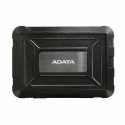 2.5"  SATA HDD/SSD External Case (USB3.0) ADATA ED600, Black, IP54 Water/Dust Resistance
