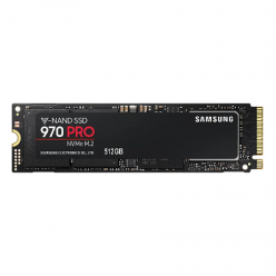 .M.2 NVMe SSD  512GB Samsung 970 PRO [PCIe 3.0 x4, R/W:3500/2300MB/s, 370/500K IOPS, Phoenix, MLC]
