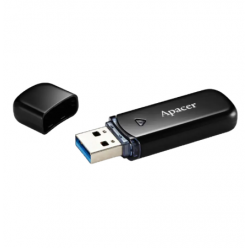 64GB USB3.1 Flash Drive  Apacer "AH355", Black, Classic Cap (AP64GAH355B-1)
