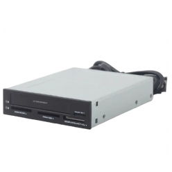 3.5" Card Reader Internal Gembird FDI2-ALLIN1-03, 2.5'' HDD/SSD drive bay, SD/MMC/RS-MMC/MS/MicroSD
