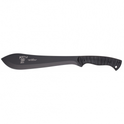 Кукри‑мачете Gurkha 660 FOX Gurkha Kukri, фиксированное кукри‑мачете из нержавеющей стали 440A (HRC 55–57) с черным покрытием PTFE‑Idroglider, длина клинка ~320 мм, общая длина ~470 мм, рукоять FRN Nylon с резиновым покрытием, вес ~875 г