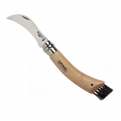Нож O 001252 FOX Opinel Coltello Da Funghi, складной грибной нож с Virobloc™, сталь Sandvik 12C27, ручка бук, вес ~47 г
