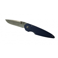Нож SC‑104130 FOX Slimcut M/Co, фиксированный клип‑нож с каядекс-ножнами, синяя клипса