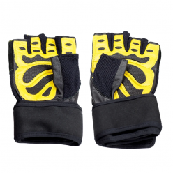 RST01 Abisal SIZE L MEN'S FITNESS GLOVES HMS (black - yellow)