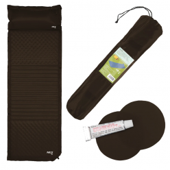 Самонадувающийся коврик NC4001 Abisal BLACK SELF-INFLATING MAT NILS CAMP