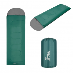 NC2105 Abisal GREEN-GRAY SLEEPING BAG SIZE M NILS CAMP