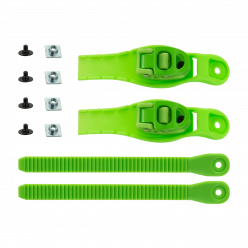 FRBUK-EZX-GR-145 SEBA FR - EZX TOP BUCKLE (MALE + FEMALE) - GREEN - 145mm