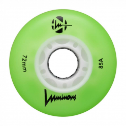 LUWL-LU72-GR-AP-GW SEBA LUMINOUS - LED WHEELS - 72mm/85A - GREEN APPLE GLOW - x4