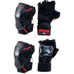 PRO-PK2-M SEBA PROTECTIVE PACK x2 (glove & Knee Zip) MEDIUM