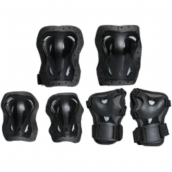 Детский комплект защиты Rollerblade 069P0200100 Rollerblade SKATE GEAR JUNIOR 3 PACK BLACK S – наколенники, налокотники, защита запястий