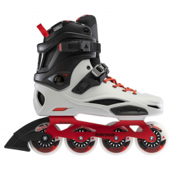 Роликовые коньки Rollerblade 07101600U94  RB PRO X GRIGIO/ROSSO CALDO  45.5 – колёса 4x80мм, жёсткость 85A, подшипники ILQ-7, рама алюминий, фристайл