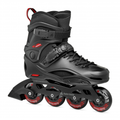 Роликовые коньки Rollerblade 07400500741 RB 80 NERO/ROSSO Size 42 – колёса 4x80мм, жёсткость 85A, подшипники SG7, рама алюминий