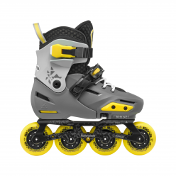 Роликовые коньки Rollerblade 86B0751510HB01 APEX CARBONE/GIALLO Size 29-32 – колёса 4x76мм, жёсткость 85A, подшипники SG7, рама алюминий