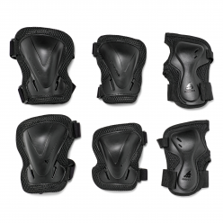 Комплект защиты Rollerblade 86P065P010N001 Rollerblade EVO PRO GEAR 3 PACK BLACK M – наколенники, налокотники, защита запястий, усиленная защита
