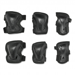 Детский комплект защиты Rollerblade 86P065P020N001 Rollerblade EVO PRO GEAR JUNIOR 3 PACK NERO XS – наколенники, налокотники, защита запястий