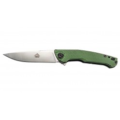 7312211  Нож TEC one-hand  green aluminum with clip Puma
