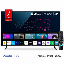 Smart  TV Vesta WU5075AAA(MR20GA) - 4K UHD HDR DVB-T/T2/C/S2/Ci+ Licenced WebOS(support LG acount)+LG Magic Remote