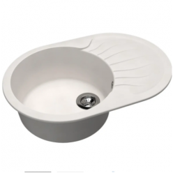 Кухонная мойка из камня Dr.Gans Berta 760х510х217 Белый