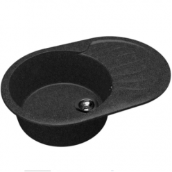 Кухонная мойка из камня Dr.Gans Berta 760х510х217 чёрный