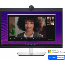 27.0- DELL IPS LED P2724DEB Ultrathin Bezel Black/Silver (5ms, 1000:1, 350cd, 2560x1440, 178°/178°, HDMI, DisplayPort in/out, Webcam (RGB 2K QHD) + 2 Mic, USB-C (Video, Data, Power), LAN (RJ-45), USB-C (Data Only), USB Hub: 3 x USB3.2, Speakers 2 x 5W, Au