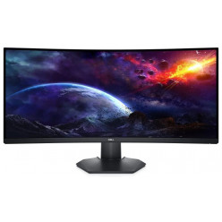 34.0- DELL VA LED S3422DWG Curved Gaming Black (4ms, 21:9, 300M:1, 300cd, 3440 x 1440, 178°/178°, HDMI2.0 x 2, DisplayPort, Refresh Rate 144Hz, AMD FreeSync Premium Pro, Curvature 1800R, USB Hub: 2 x USB3.0, Audio Line out, Height Adjustment, VESA   /  )