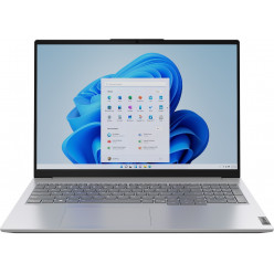 Lenovo ThinkBook 16 G6 IRL Arctic Grey - 16- WUXGA IPS 300nits (Intel i7-13700H, 1x16GB DDR5-5200 (2 slots), 512GB SSD M.2 2242 NVMe (2xM.2 slots), Intel UHD Graphics, WiFi 6 2x2 + BT5.2, 1xTB4, LAN, HDMI, LAN, SD CR, FPR, FHD IR CAM, Backlit KB RU, 71Wh 