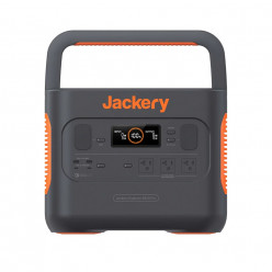 Jackery -Explorer 2000 Pro- Portable Power Station, Capacity: 2160Wh, AC Output: 2200W, LCD, 2* USB-A, 2*USB-C, 3*AC Output, 1 Car port, DC Output, 2000 Cycles Lithium-ion, Weight:19.5kg, 31x27x38cm, Charge 0-100% in 2 Hour, Black/Orange