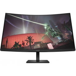31.5- HP VA LED OMEN 32c Curved QHD Gaming Black (1ms, 3000:1, 400cd, 2560x1440, 178°/178°, 2 x HDMI2.0, DisplayPort, 165Hz Refresh Rate, Curveture 1500R, Height adjustment, Audio Line-out, VESA)