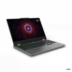 Lenovo LOQ 15AHP9 Luna Grey 15.6- IPS WQHD (2560x1440) 350 nits, 165Hz (AMD Ryzen 7 8845HS 8xCore 3.8-5.1GHz, 16GB (1x16+free slot) DDR5 RAM, 1TB M.2 2242 NVMe SSD, GeForce RTX 4050 GB GDDR6, WiFi6-AX/BT 5.2, RJ-45, Backlit KB, 60Wh 4cell battery, FHD 108