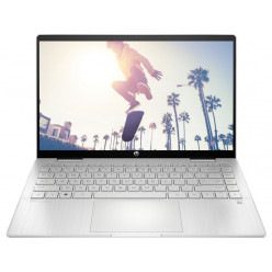 HP Pavilion 14 x360 Natural Silver (14-ek1025ci), 14.0- FHD (1920x1080) IPS 250 nits Multitouch (Intel Core i3-1315U 6xCore 3.3-4.5 GHz, 8GB (on board) DDR4 RAM, 512GB PCIe NVMe SSD, Intel UHD Graphics, WiFi-6/BT5.3, CR, HDMI, DP, USB-C, 3cell 43Wh, 5MP W