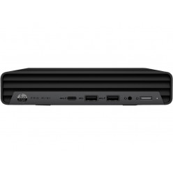 HP Pro Mini 400 G9 (lntel® Core® i3-14100Т, 1x8GB DDR5 SODIMM RAM, 256GB M.2 PCIe NVMe SSD, No ODD, Intel® UHD Graphics 730, 1xHDMI, 2xDP, USB Type-C 3.2 G2, WiFi6 + BT5.3, PSU 90W, HP 125 USB MS&KB, Free Dos, 3Y NBD Warranty, Black)
