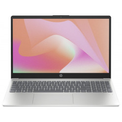 HP Laptop 15 Natural Silver (15-fc0058ci), 15.6- IPS FHD 300 nits (AMD Ryzen 5 7520U, 4xCore, 2.8-4.3 GHz, 8GB (on board) LPDDR5 RAM, 512GB PCIe NVMe SSD, AMD Radeon 610M, no ODD, WiFi-AX6/BT5.3, Type-C, 41Wh 3cell, 720p HD Webcam, En/Ru, FreeDOS, 1.6kg)