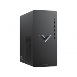 HP Victus Gaming Desktop Tower (TG02-2001ci) - Intel Core i5-14400F (10 Cores, 16TH, up to 4.7GHz), Intel® H670, 16GB (1x16GB) DDR4 3200 NECC, SSD 512GB 2280 PCIe NVMe, NVIDIA GeForce RTX 4060 8GB GDDR6, WiFi6 (2x2) + BT5.3, HP 125 USB KB + Mouse Black, P