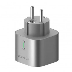 EcoFlow Smart Plug, WiFi, Matter-compliant smart home, 40m range, 10A, Silver