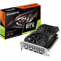 GIGABYTE GeForce RTX™ 3050 WINDFORCE OC V2 6G / 6GB GDDR6 96bit, 1477/14000MHz, CUDA 2304, Dual Fan, PCIeX16 4.0, 2xHDMI, 2xDP, WindForce Cooling System, 2x Unique Blade Fans, Alternate Spinning, 3D Active Fan, Black, Retail