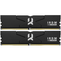 32GB (Kit of 2*16GB) DDR5-6800  GOODRAM  IRDM DDR5 BLACK V SILVER  (Dual Channel Kit), PC54400, CL34, Latency 34-40-40-80, 1.45V, 2048x8, Intel XMP3.0 / EXPO, ON-DIE, Built-in PMIC, Aluminium BLACK heatsink