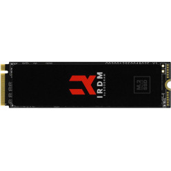 M.2 NVMe SSD 256GB GOODRAM IRDM w/Heatsink, Interface: PCIe3.0 x4 / NVMe1.3, M2 Type 2280 form factor, Sequential Reads/Writes 3000 MB/s/ 1000 MB/s, Random 4K Read/Write 149K IOPS/ 250K IOPS, 8-Channel Phison E12 w/DRAM buffer, 3D NAND TLC