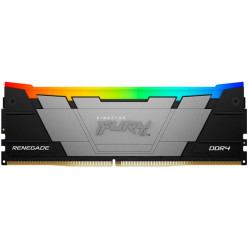 8GB DDR4-3600  Kingston FURY® Renegade DDR4 RGB, PC28800, CL16, 1.35V, 1Rx8, Symmetric Black/Silver Large heat spreader, Dynamic RGB effects featuring Kingston FURY Infrared Sync technology, Intel XMP 2.0 (Extreme Memory Profiles)