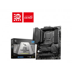 MSI MAG Z790 TOMAHAWK WIFI, Socket 1700, Intel® Z790 (13/12th Gen CPU), 18Phases, CPU graphics, HDMI, DP, Dual 4xDDR5-7200, 2xPCIe X16 5.0, 7xSATA3, RAID, 4xM.2 4.0, 1xPCIe X1, ALC4080/SPDIF, 2.5GbE LAN, WiFi6E/BT 5.3, 1xUSB-C3.2Gen2x2, 6xUSB3.2Gen2(4A+2C