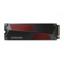 M.2 NVMe SSD 1.0TB  Samsung SSD 990 PRO w/Heatsink, PCIe4.0 x4 / NVMe2.0, M2 Type 2280 form factor, Seq. Read: 7450 MB/s, Seq. Write: 6900 MB/s, Max Random 4k: Read /Write: 1200,000/1550,000 IOPS, Samsung in-house Controller, 1GB LPDDR4, V-NAND 3-bit MLC