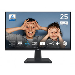 24.5- MSI IPS LED PRO MP251 Black (1ms, 1300:1, 300cd, 1920x1080, 178°/178°, VGA, HDMI, Adaptive FreeSync, Refresh Rate 100Hz, Audio Line-in/out, Speakers 2 x 2W, VESA)