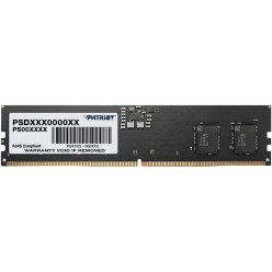 8GB DDR5-5200 Patriot Signature Line DDR5, PC5-41600, CL42, 1.1V, On-Die ECC, Single-sided Module