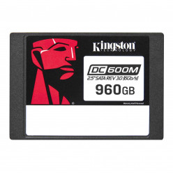 2.5- SSD 960GB  Kingston DC600M Data Center Enterprise, SATAIII, Mixed-Use, 24/7, Consistent latency and IOPS, Hardware-based PLP, Seq Reads/Writes :560 MB/s / 530 MB/s, Steady-state 4k Read: 94,000 IOPS / Write: 65,000 IOPS, 7mm, Phison PS3112-S12DC, 3D 