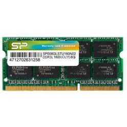 8GB DDR3L-1600 SODIMM  Silicon Power, PC12800, CL11, 512Mx8 16Chips, 1.35V