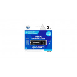 M.2 NVMe SSD 2.0TB GOODRAM PX500 Gen3, Interface: PCIe3.0 x4 / NVMe1.4, M2 Type 2280 form factor, Sequential Reads/Writes 3500 MB/s/ 2800 MB/s, Random (4k QD64) Read/Write 340K IOPS/ 320K IOPS, TBW: 1024TB, 3D NAND TLC, heat-dissipating thermal pad