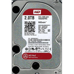 3.5- HDD 2.0TB  Western Digital WD20EFPX Caviar® Red™ Plus NAS, CMR Drive, 5400rpm, 64MB, SATAIII
