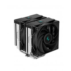 DEEPCOOL Cooler -AG620 DIGITAL-, Gammaxx Series, Intel Socket LGA1851/1700/1200/115x  & AMD AM5/AM4, up to 260W, Dual-Tower, 2x PWM fans:120x120x25mm, 300~1950 RPM±10%, <29.4dB(A), 67.88CFM, 4-pin PWM, Hydro Bearing, 6x 6mm heatpipes, with a sleek low-pro