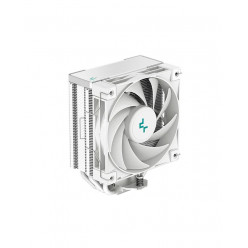 DEEPCOOL Cooler -AK400 WH-, Intel Socket LGA1851/1700/1200/115x & AMD AM5/AM4, up to 220W, 1x 120mm FDB fan:120x120x25mm, 500~1850 RPM±10%, <29 dB(A), 66.47 CFM, 4-pin PWM, Fluid Dynamic Bearing, 4x 6mm Cooper Heatpipes direct contact, White